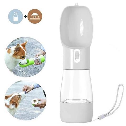 Garrafa 2 em 1 para cães e gatos