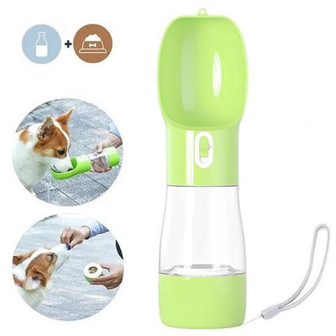 Garrafa 2 em 1 para cães e gatos