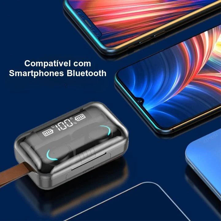 Fones de Ouvido Bluetooth Sem Fio - TWS